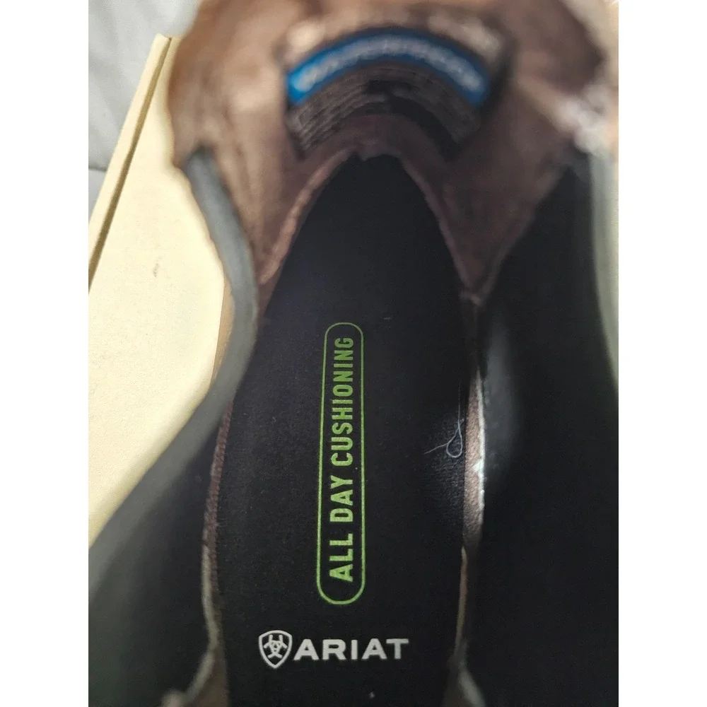 Ariat® (Men's 10 WIDE) Groundbreaker™ Chelsea Waterproof Steel Toe Work Boot